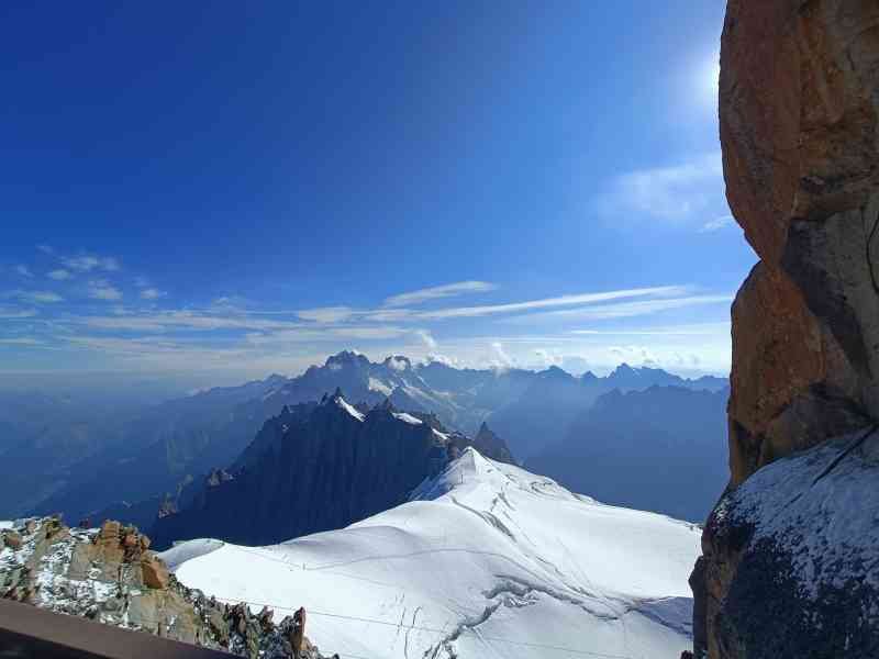 Le massif du Mont-Blanc, photo gratuite