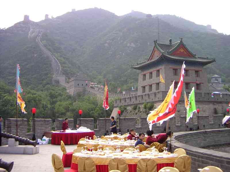 Cérémonie festivale à la grande muraille de chine, Asie photo gratuite