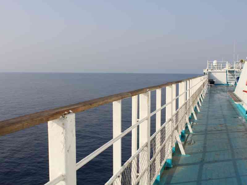 Une vue depuis le pont extérieur du Massalia de la Méridionale, photo gratuite