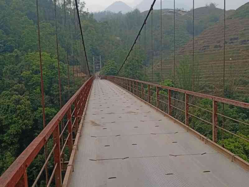 Pont suspendu de Ta Ngao, Vietnam, photo gratuite