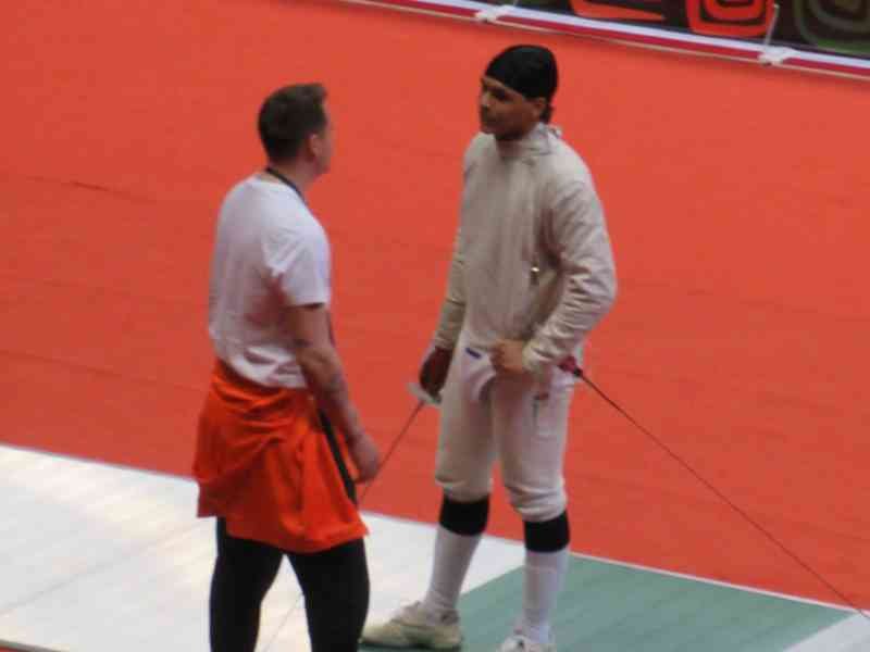 Escrimeurs en piste aux Championnats d'Afrique d'Escrime Casablanca 2024