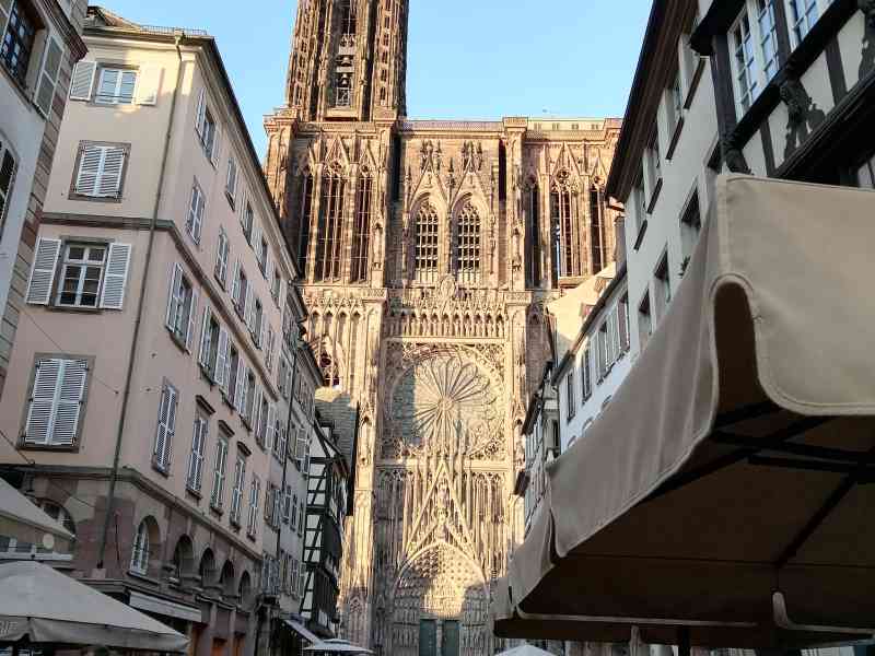 Maisons à colombage près de la cathédrale de Strasbourg