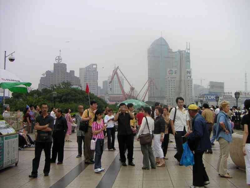 Des personnes réunies dans la place publique, visite, Chine, Asie photo gratuite