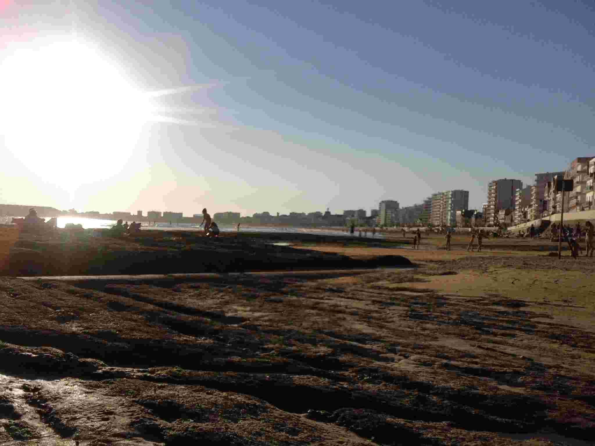 Atlantique : la plage des Sables d'Olonnes, la vendée, atlantique