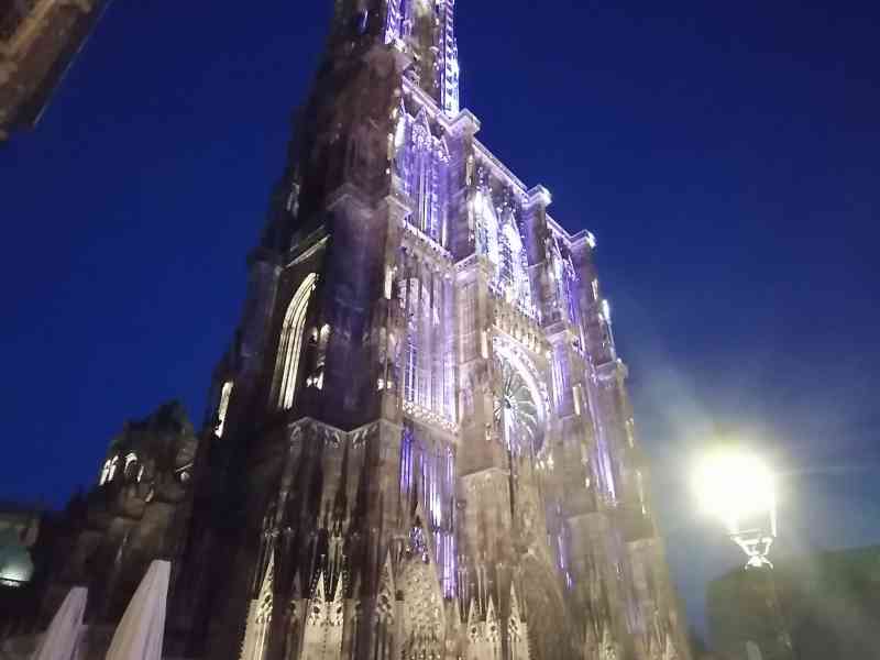 Illuminations de la cathédrale Notre-Dame de Strasbourg