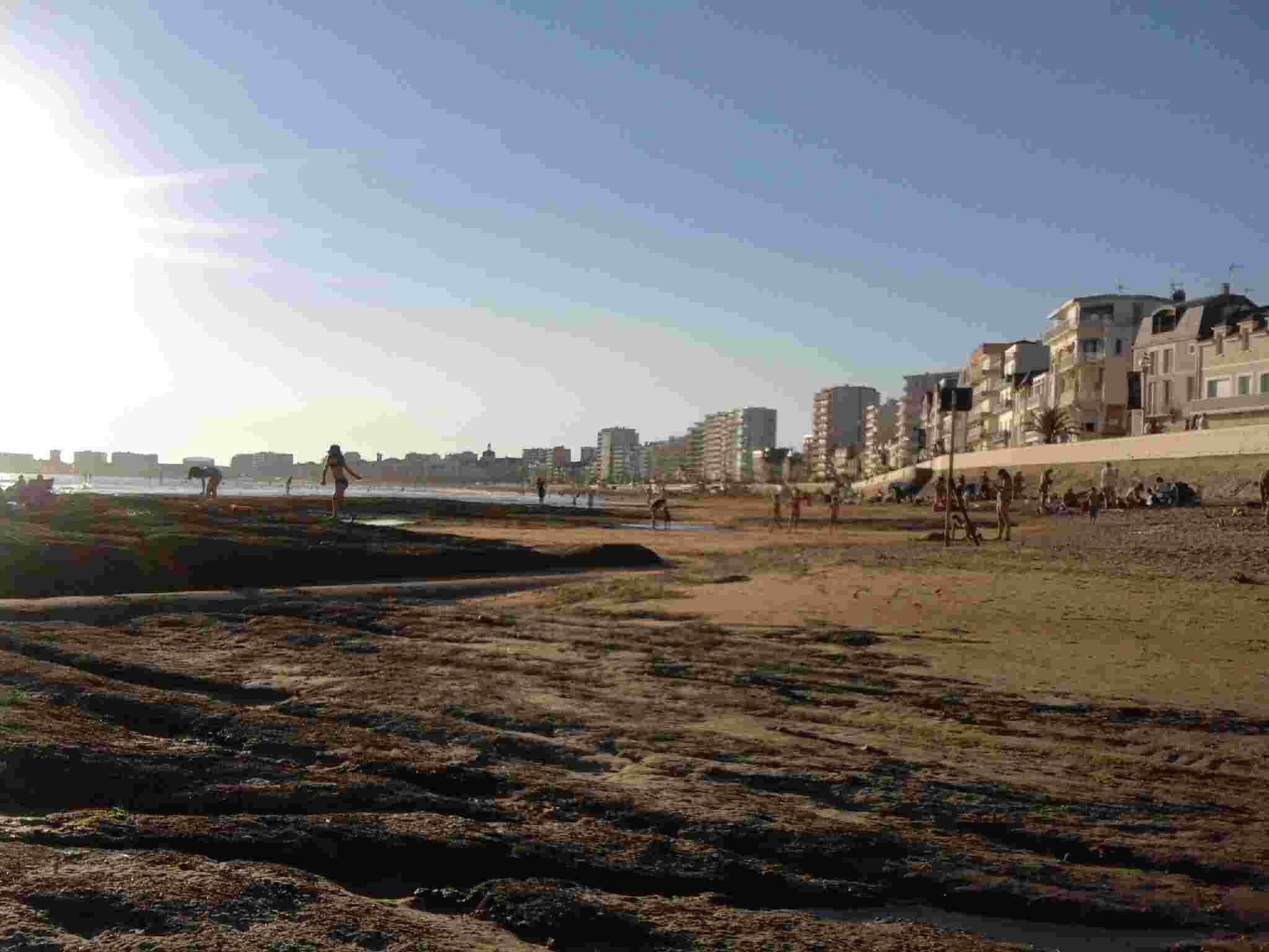 Plage des Sables D'Olonnes, océan atlantique, Vendée