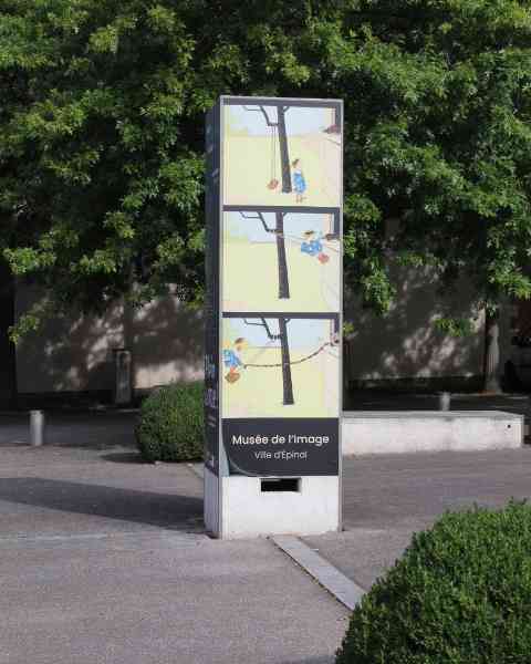 Signalétique du Musée de l'Image d'Epinal Vosges