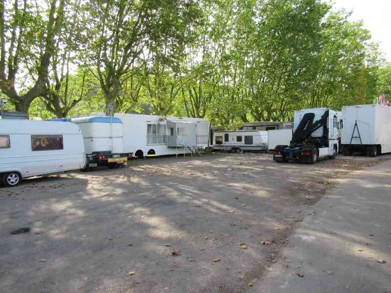 Camping-cars de fête foraine