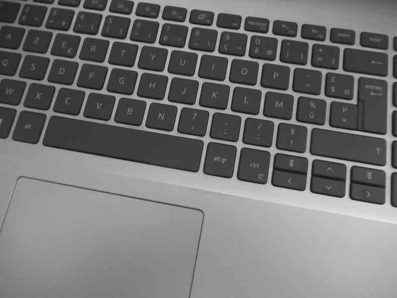 Clavier d'un ordinateur portable