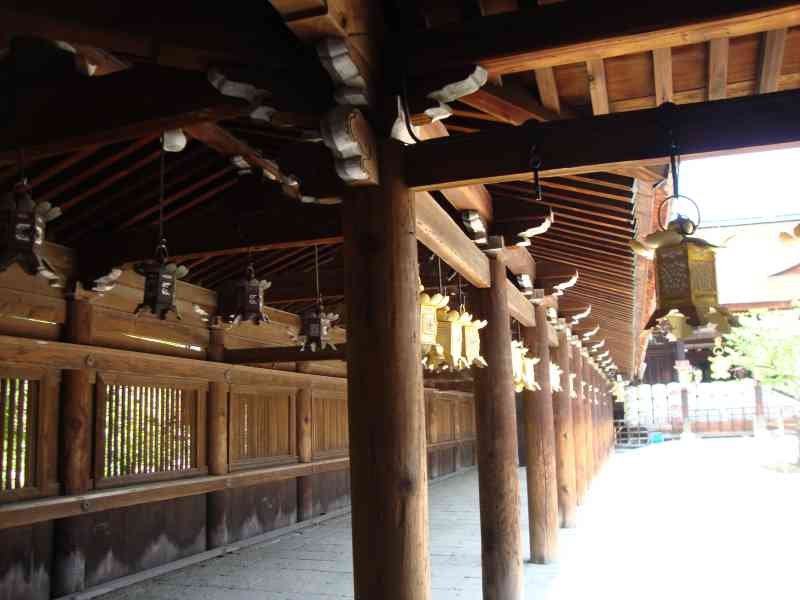 Poteau soutenant le batiment, Kitano Tenman-gū temple, Japon, Asie, photo gratuite