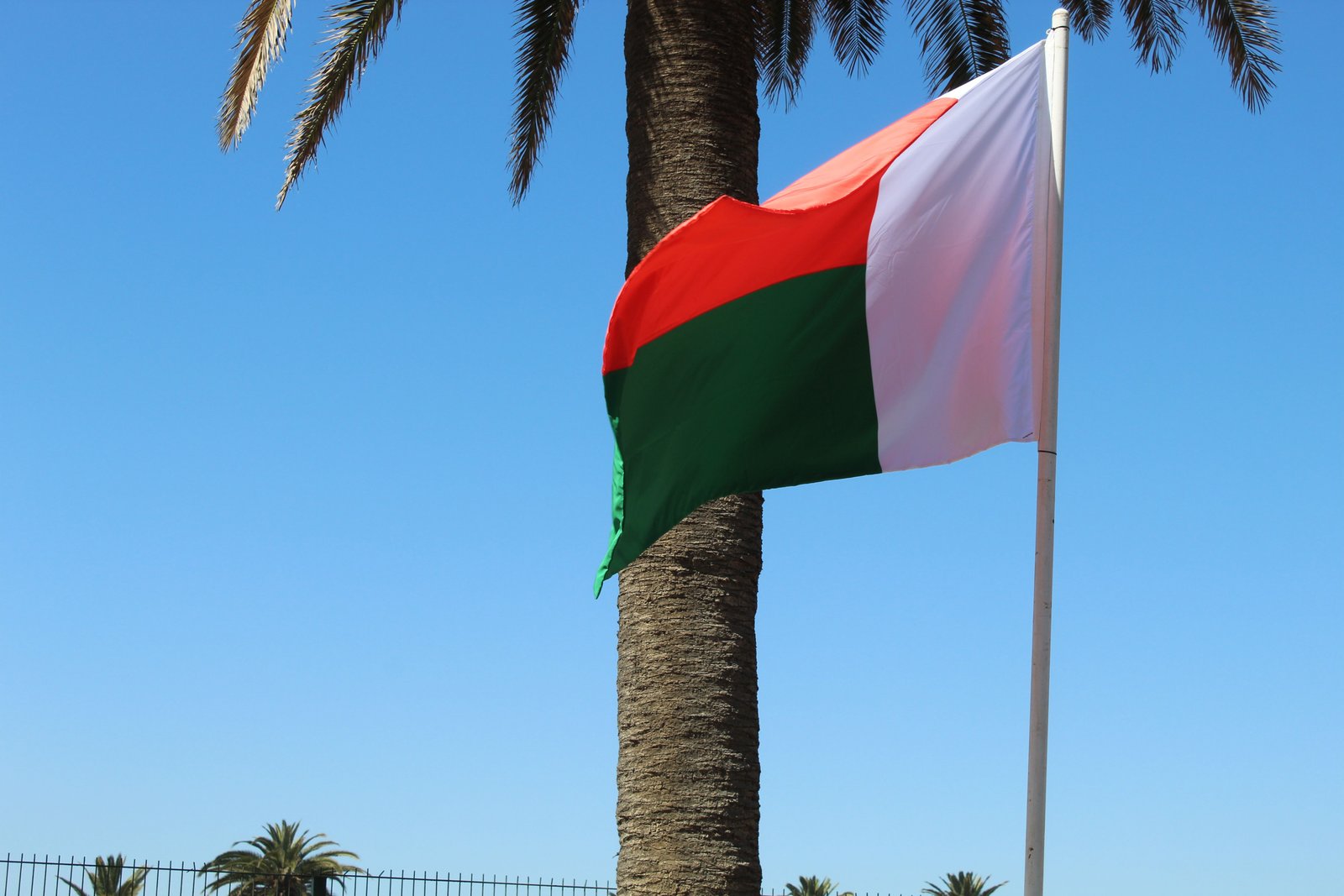 Drapeau de Madagascar, photo gratuite