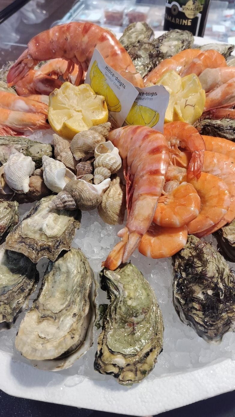 Plateau de fruits de mer, photo gratuite