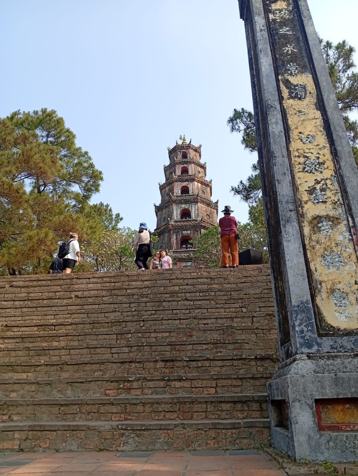 Pagode Thiên Mụ, un temple situé à Huế, au Vietnam, photo gratuite