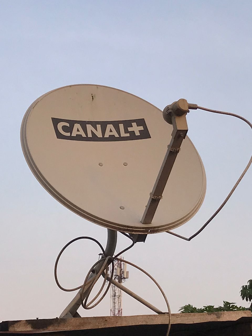 Antenne satellite CANAL+ sur toit photo gratuite