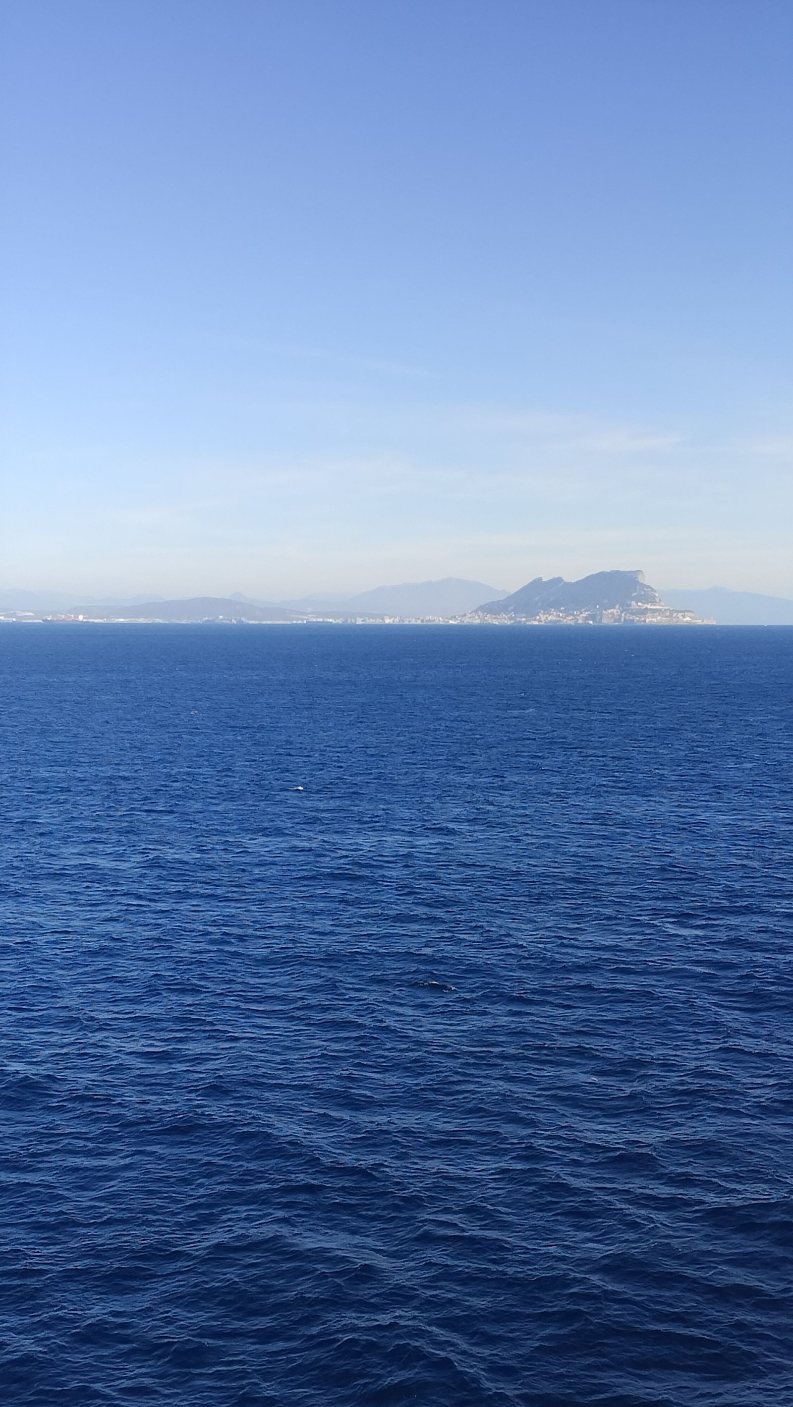Un moment de vue sur le détroit de Gibraltar, photo gratuite